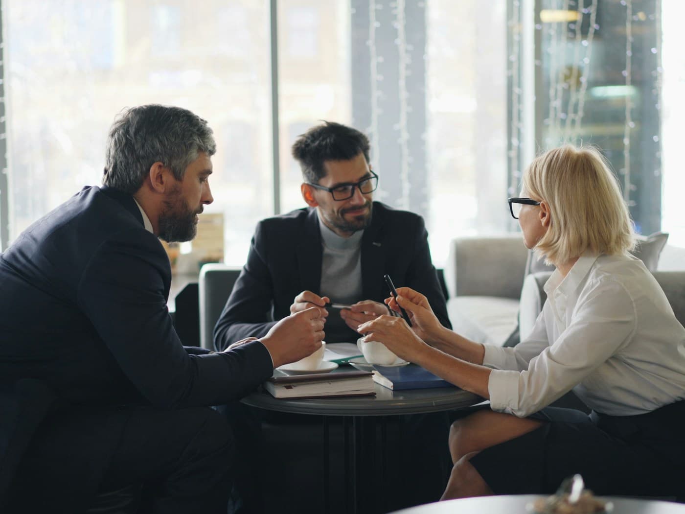 A legal consultation in a bright office
